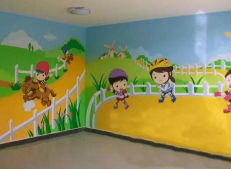 中江幼儿园墙体彩绘制作流程及注意事项
