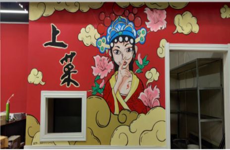 中江墙体彩绘的发展和应用