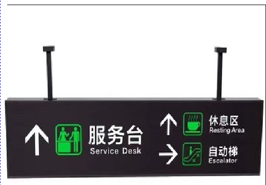 中江吊牌灯箱制作流程。