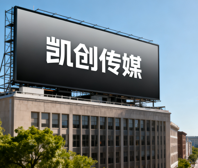 中江户外广告牌的设计与制作